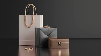 Luxury Gift Boxes and Shopping Bag