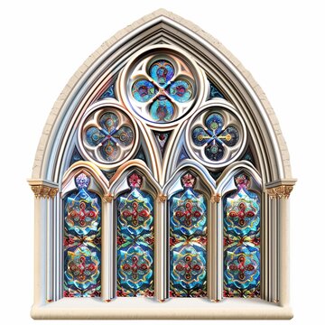recommend clip art: A 3D cathedral window clipart Christian architecture