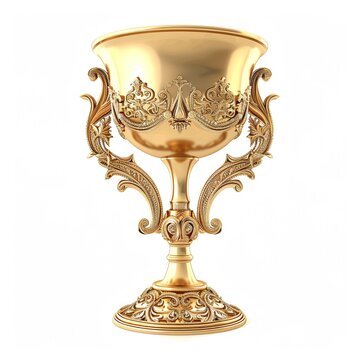 recommend clip art: A 3D chalice clipart Christian communion cup