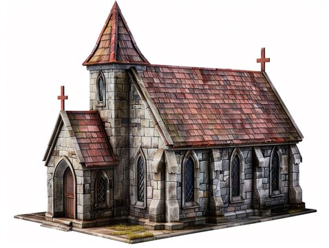 recommend clip art: A 3D church building clipart Christian architecture