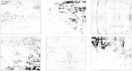 Abstract noise background vector. Weathered surface dirty and damaged. Set of vector paint brush stroke, ink splash and grungy decoration elements