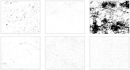 Abstract noise background vector. Weathered surface dirty and damaged. Set of vector paint brush stroke, ink splash and grungy decoration elements