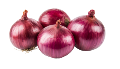red onion isolated on white