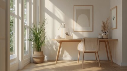 Cozy and Modern Home Office Interior Design