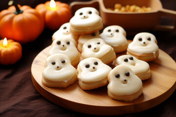 Cute Ghost Cookies Halloween