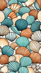 Seamless Seashell Pattern