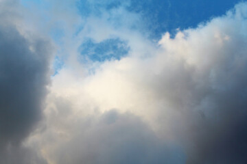 sky background, blue sky with clouds
