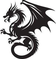 Dragon vector illustration and templates