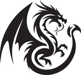 Dragon vector illustration and templates