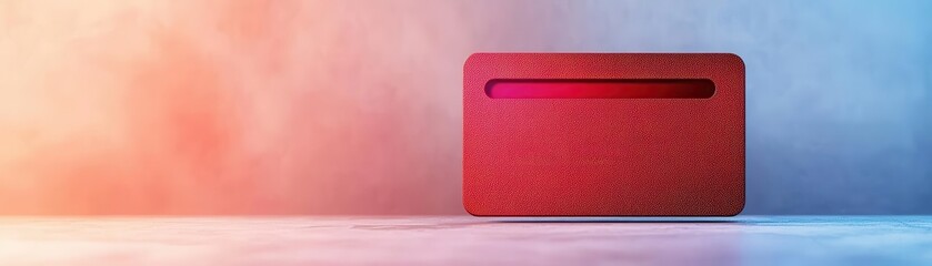 Futuristic digital wallet with glowing segments for savings, spending, and investments, symbolizing effective personal finance management, 3D illustration