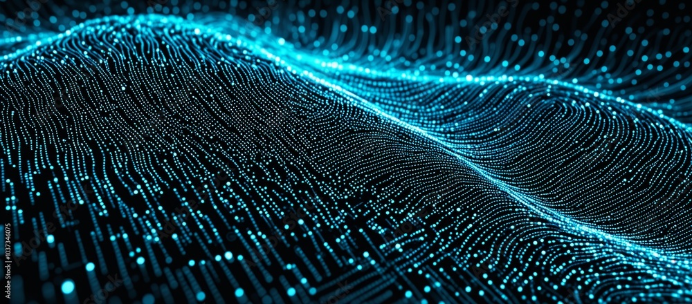 Poster big data technology analyzing ai and deep learning