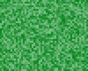Fototapeta premium a pixelated pattern composed of various shades of green. The texture resembles a mosaic or tiled surface, perfect for nature-inspired backgrounds or abstract digital designs