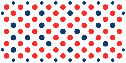 red polka dots on white background © Akimul
