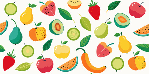 seamless pattern with easter eggs