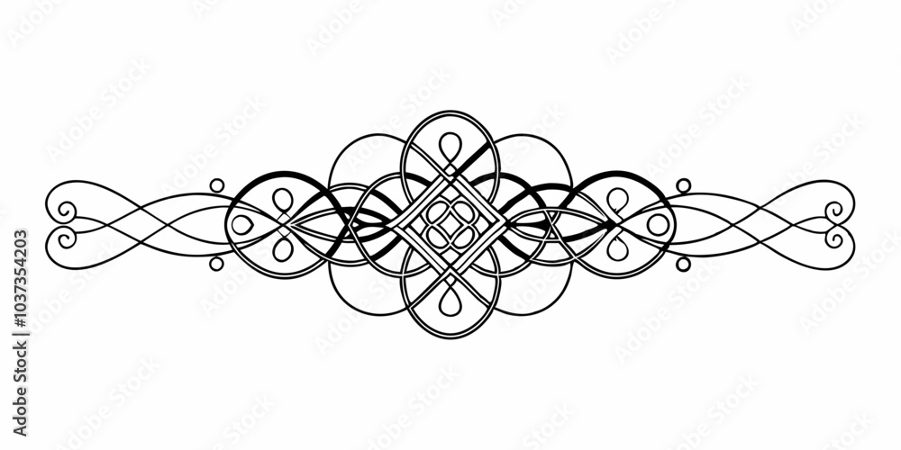 Poster line pattern a vector