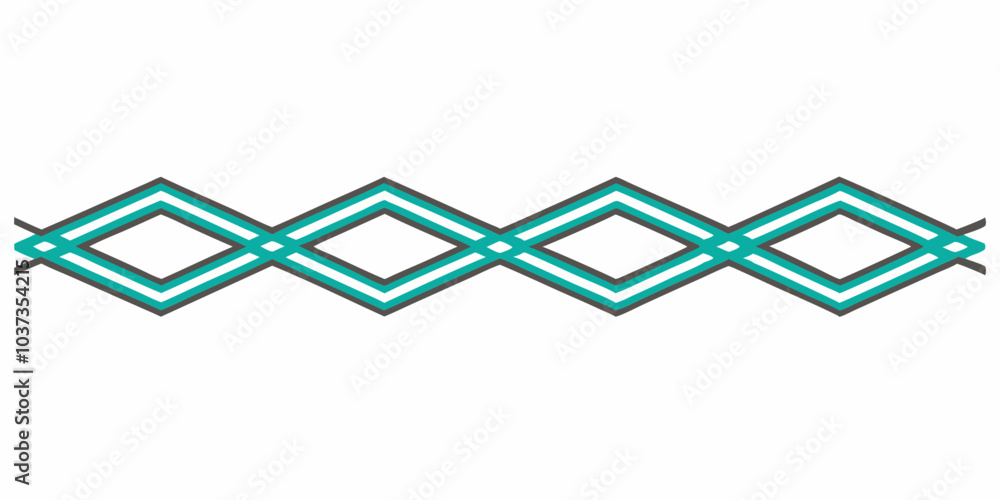 Poster line pattern a vector