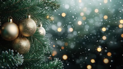 background with christmass decoration