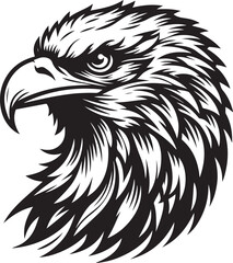 Eagle head vector art and logo design