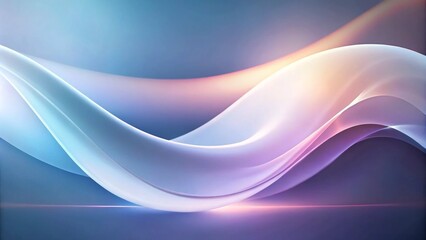 Fototapeta premium Soothing Gradient Waves in Blue and Pink Hues. Gradient Trendy smoke waves colorful background wallpaper. 3D render creative smoke swoosh style soft lines. Abstract design smoke wavy pattern.