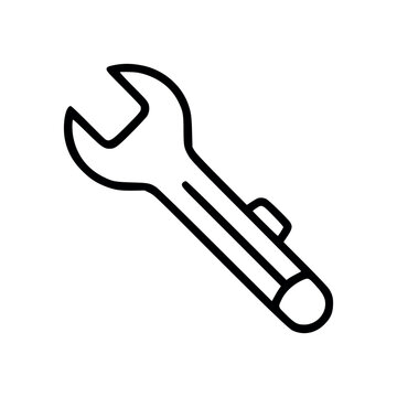 recommend clip art: Wrench icon vector for repair, maintenance, and tools.