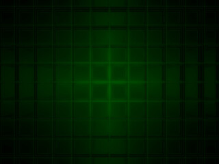 dunkler Hintergrund, grün glühendes Raster