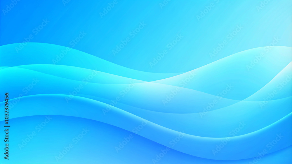 Aufkleber Abstract header color wave design element with blue lighting effect. Blue line and wave. Abstract white and blue curve shapes background. Smooth and clean subtle texture creative design. 