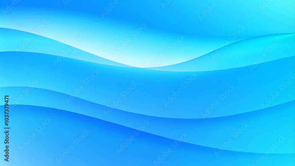 Aufkleber Abstract header color wave design element with blue lighting effect. Blue line and wave. Abstract white and blue curve shapes background. Smooth and clean subtle texture creative design. 