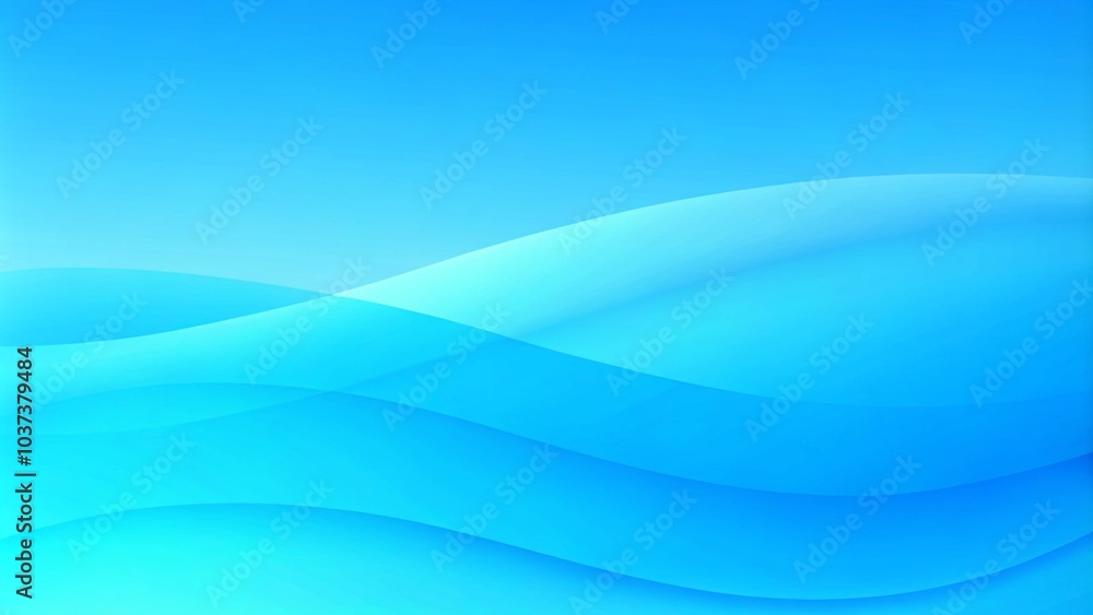 Aufkleber Abstract header color wave design element with blue lighting effect. Blue line and wave. Abstract white and blue curve shapes background. Smooth and clean subtle texture creative design. 