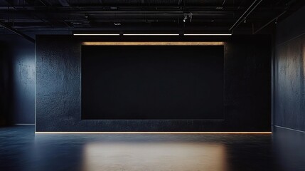 Modern and Minimalistic Dark Space Interior Design