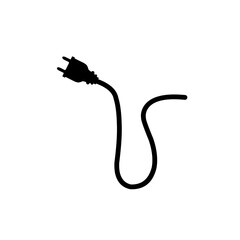 Electrical power plug icon symbol