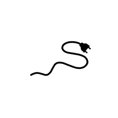 Electrical power plug icon symbol