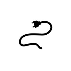 Electrical power plug icon symbol