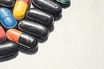 medical pillows on a clean background, suitable for product branding, healthcare advertising, and promotional designs for medical supplies.