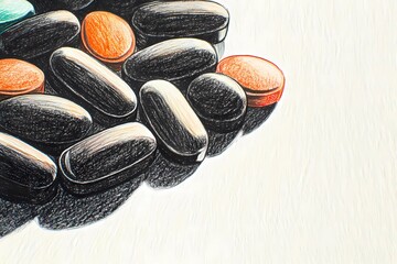 Realistic medical pillows mockup for product design, displayed on a neutral backdrop, ideal for healthcare advertising and medical supply promotions.