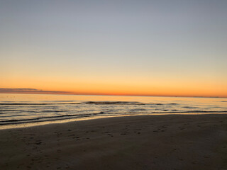 sunrise on the beach