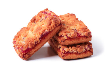 Cookies with berry jam