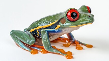 Frog, white isolate background