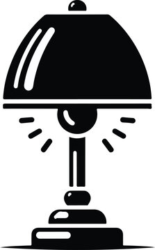 recommend clip art: table lamp vector