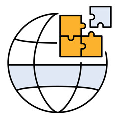 Strategic Partnership Icon. Transparent PNG Illustration of Handshake with Target