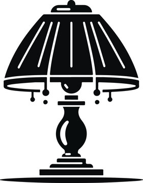 recommend clip art: table lamp vector