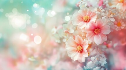 abstract floral background that evoke feelings of joy and happiness