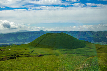 Fototapeta premium Komezuka is a volcanic cone in Aso