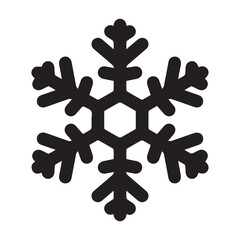 sticker decoration for new year, snowflake on white background