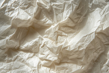Obraz premium Close-up of intricately crinkled paper, texture-focused