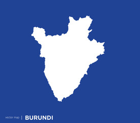 High Detailed Vector Map - Burundi