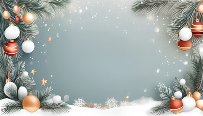 winter garland on a transparent background