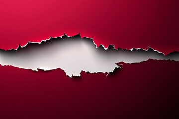 Obraz premium paper sticker isolated with torn edges