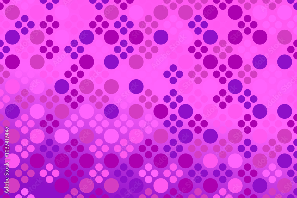 Poster gradient circle pattern background design - colorful geometric abstract vector graphic