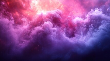 Fototapeta premium Mystical Purple Lilac Smoke Halloween Background for Spooky Themed Designs and Events
