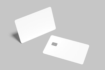 credit card blank mockup